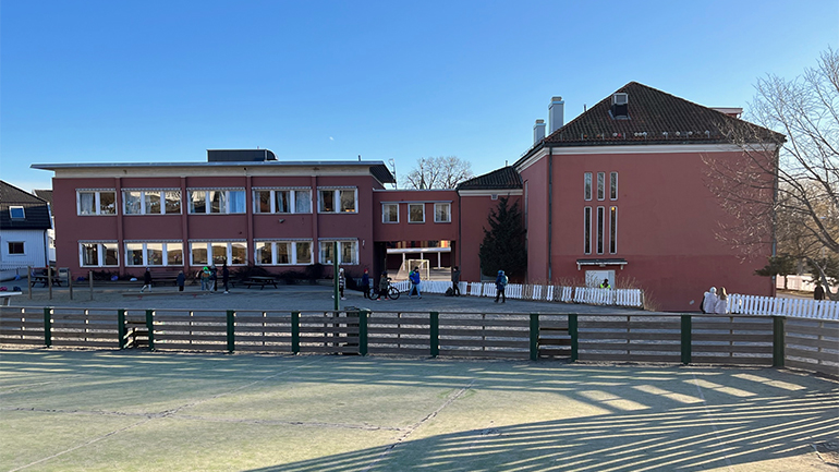 Arbeidet med Stavern skole fortsetter